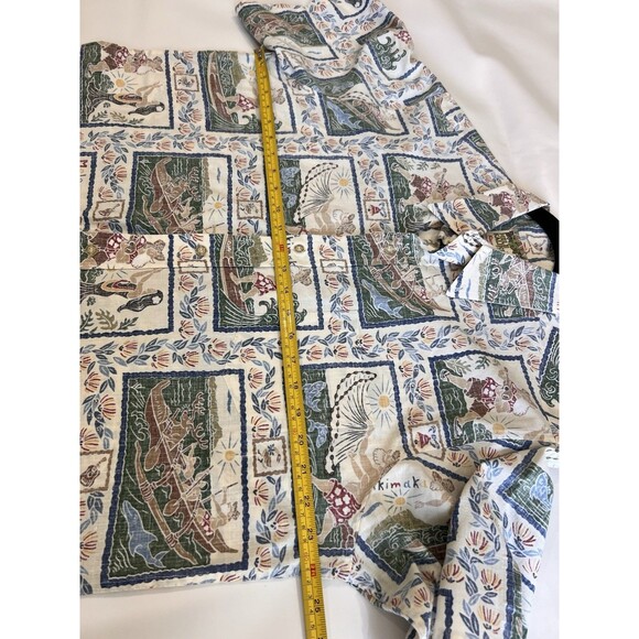 Mele Kalikimaka Reyn Spooner Luau Dancing Fishing Limited Issue Shirt Sz L - Picture 6 of 10